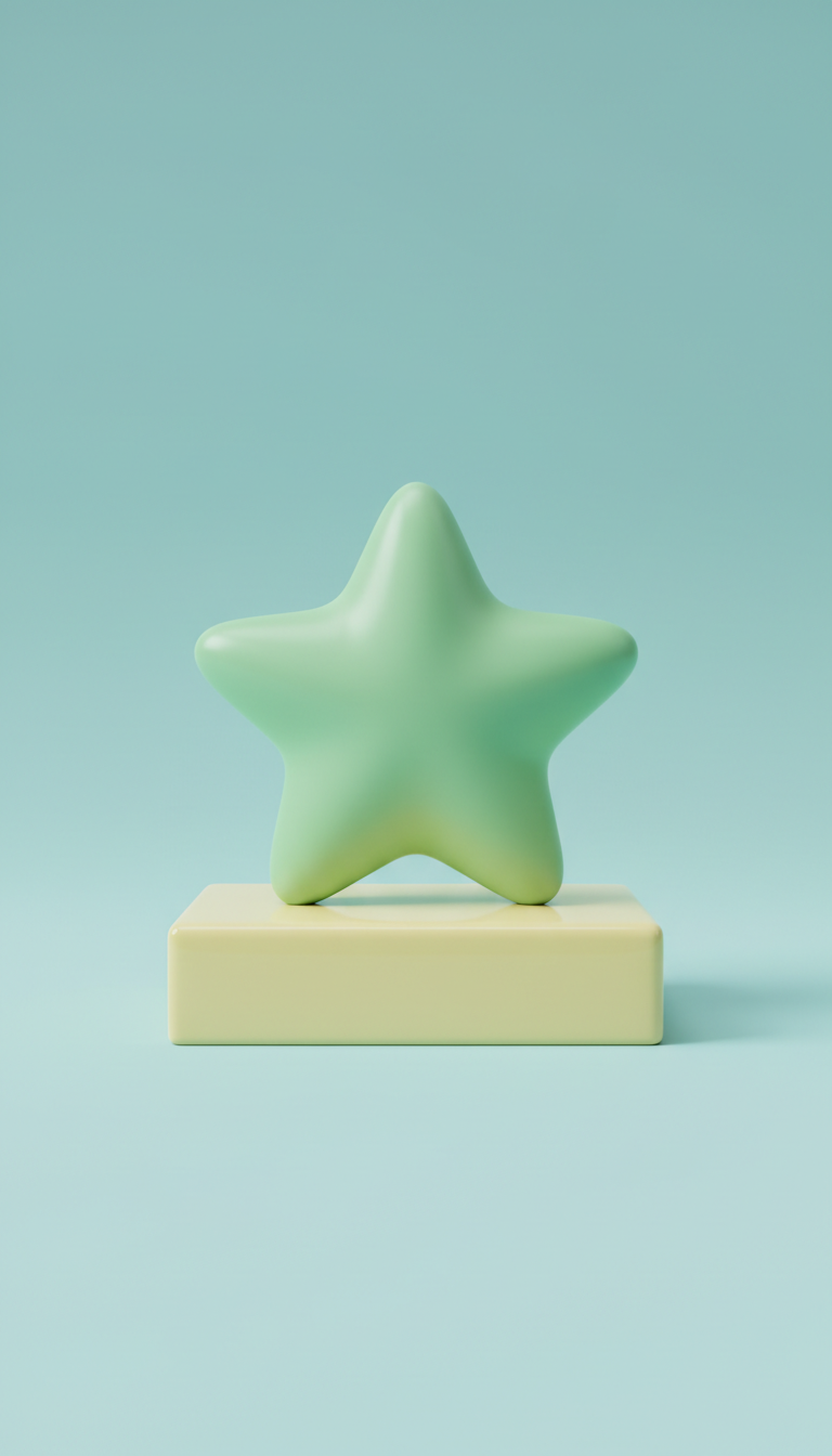 Sprout Green Star accent décor